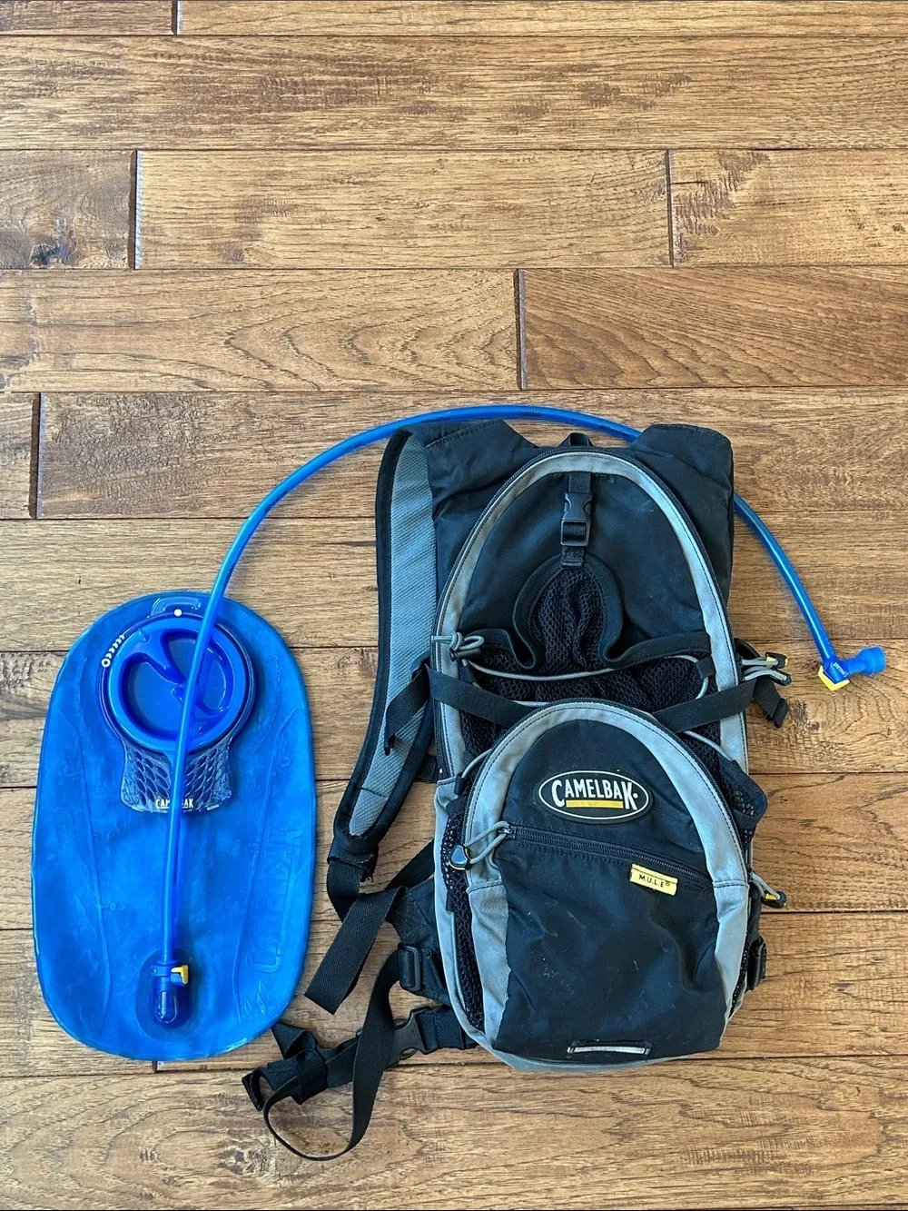 Camelbak M.U.L.E. Hydration Backpack 2 Liter 70 Oz Bladder Outdoor Hiking Bike